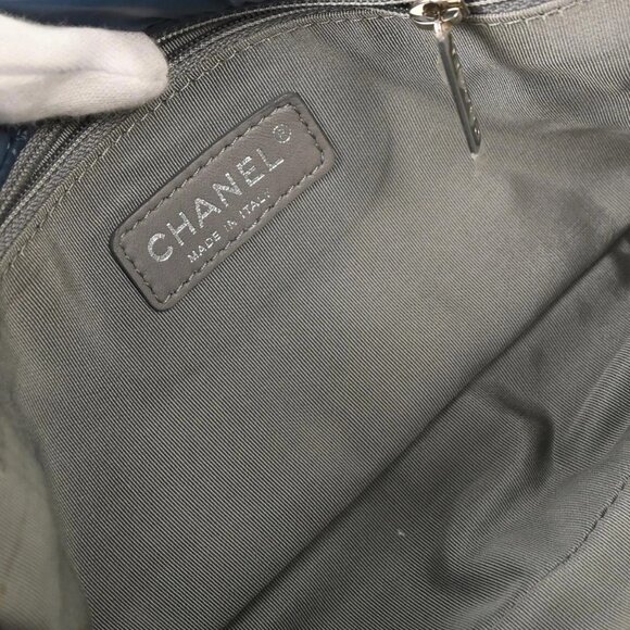 Chanel Blue Nylon Paris-Byzance Tweed On Stitch Flap Bag 145699 - Picture 8 of 10